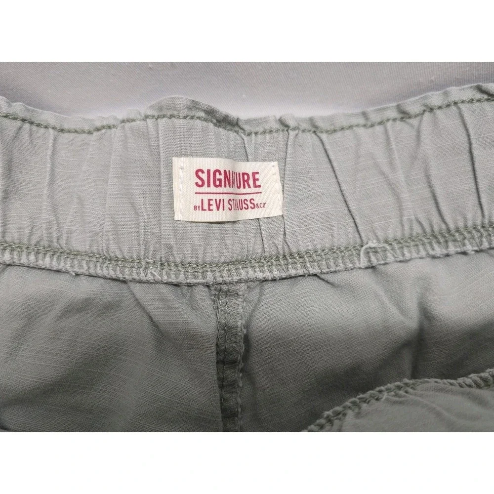Womens size XXL‎ Signature By Levi Strauss Sage Cotton Shorts Pockets Pull On